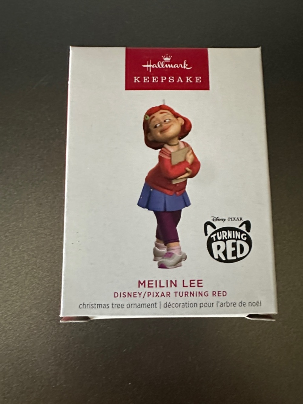 Hallmark Keepsake Meilin Lee Ornament - Red/Blue/Purple